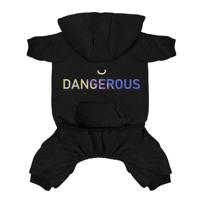 Cotton 4-Leg Dog Hoodie Jumpsuit