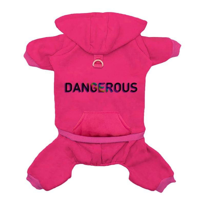 Cotton 4-Leg Dog Hoodie Jumpsuit