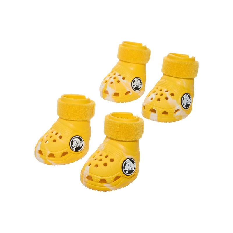 BarkBox Glow-in-the-Dark EVA Dog Shoes (4-Pack) - Yellow